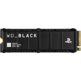 WD_BLACK SN850P 1TB NVMe SSD для PS5: Швидкий накопичувач для ігор з PCIe Gen4 та охолодженням