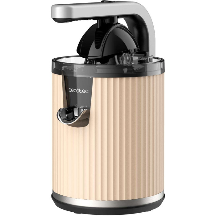 Електрична соковитискачка для цитрусових Cecotec Xqueeze RetroJuice 600 Green - 600 Вт, нержавіючий фільтр, захист від бризок