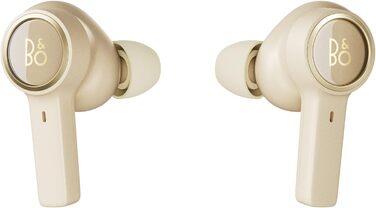 Bang & Olufsen Beoplay EX: Бездротові Bluetooth навушники з шумозаглушенням, чорного кольору (золотисті акценти), до 28 годин роботи, водонепроникні для спорту та повсякденного використання з зарядним кейсом