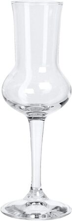 Бокали для бренді Bormioli Rocco Riserva Grappa 80 мл, скляні, прозорі, набір 6 шт.