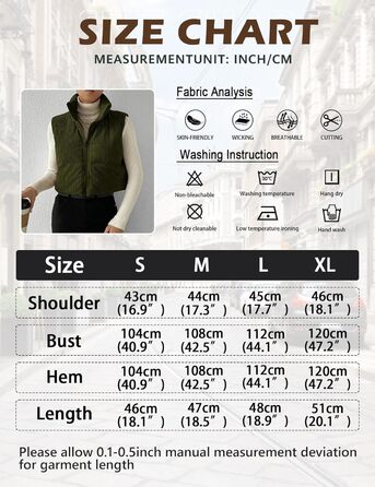 Жіноча куртка Gihuo з короткими рукавами, з капюшоном, на блискавці, з утеплювачем, оливковий колір (L)