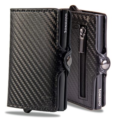 Гаманець для кредитних карт Schwarz Carbon Schwarz, сучасний дизайн