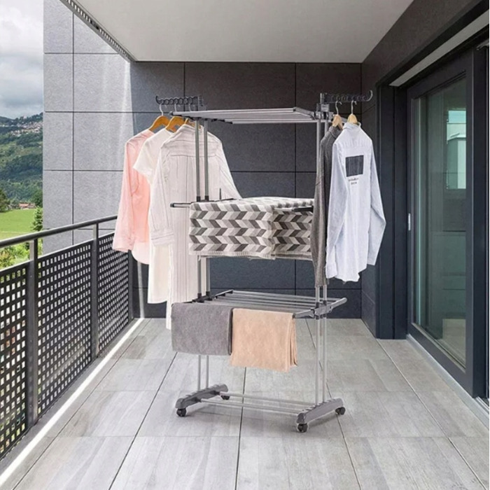 Складана підлогова сушарка для одягу XXL