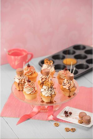 ORIGINAL KAISER Inspiration Baking Sheet with Lid, 42 x 29 x 4 cm & Inspiration Muffin Tin Sheet for 12 Muffins, Muffin Baking Sheet 38 x 27 cm, coated, standard size, cupcake molds, muffin sheet