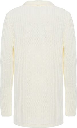 Кардиган чоловічий Redbridge, в'язаний, довгий крій (XL, Екру)