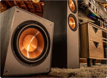 Активний сабвуфер Klipsch R-100SW 150 Вт, чорний