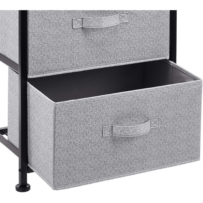 Amazon Basics - Closet Storage Organizer with 3 Fabric Drawers, Black