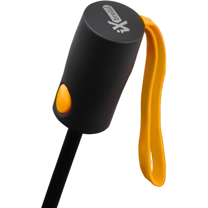 Штормовий парасолька з волокна великого розміру 106 см - з кольоровими спицями (неоново-помаранчевий)