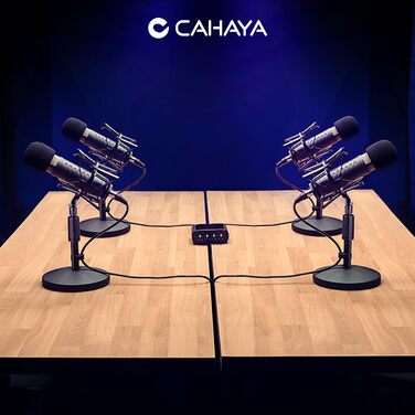 Підставка для мікрофона CAHAYA CY0360: регульована, 180° обертання, для конференцій, ігор та стрімінгу