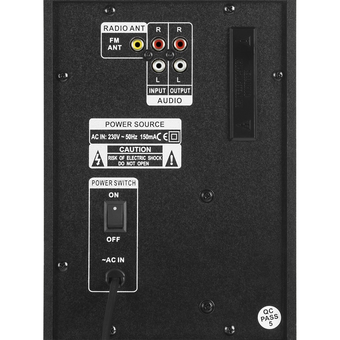 Акустична система 2.1 SVEN MS-1821, 44 Вт, чорна