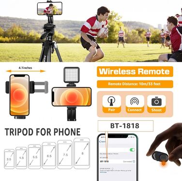 Штатив для камери 175см з Fluid-головкою: для Sony, Nikon, Canon, TikTok, Vlog (алюміній)