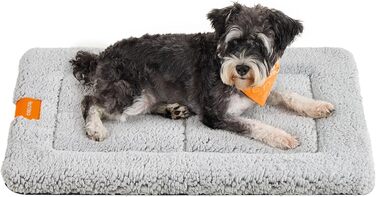 Підстилка для собак та котів Feandrea, 60x45 см, сіра, машинне прання, антиковзаюча
