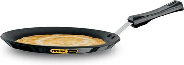 Гриль-плита HAWKINS Futura 25,4 см антипригарна, з нерж. сталевою ручкою, чорна