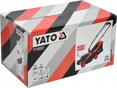 Акумуляторна газонокосарка Yato, 34 см
