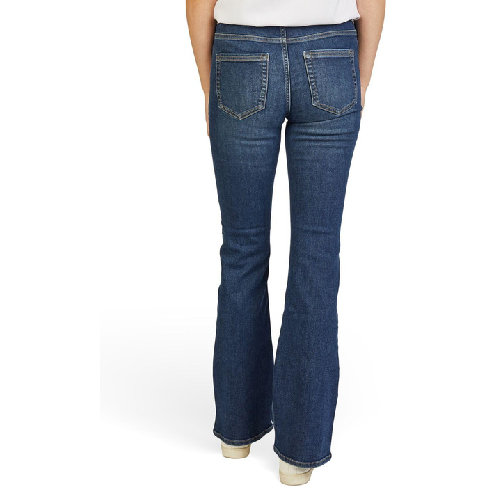 Джинси жіночі Only широкі штанини, розкльошені, середня посадка, блакитний денім (15349169)