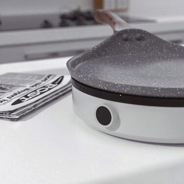 Сковорода для тортильї Comal з антипригарним покриттям, сіра алюмінієва, для індукційних плит, сковорода для млинців та крепів