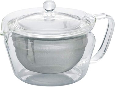 Заварник Hario ChaCha Kyusu Zen 300/450 мл, скляний чайник