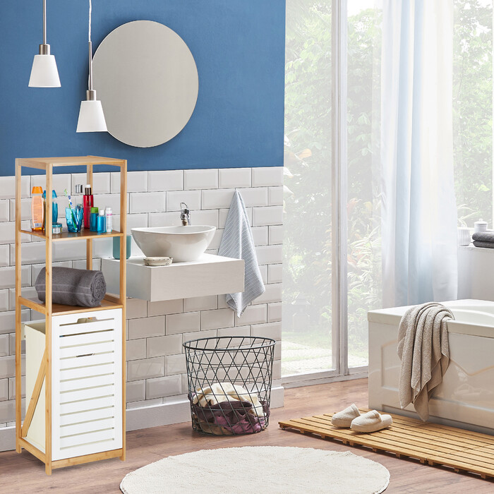 Relaxdays Laundry Basket with Lid