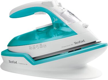 Бездротова праска Tefal FV6520 Freemove Air, 2400 Вт, 25 г/хв, 115 г/хв, автоматичне вимкнення, бірюзова/біла