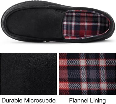 Чоловічі домашні тапочки RockDove Alexander з дихаючим фетровим підкладкою та неслизькою підошвою з матеріалу EVA, 44 EU, чорні