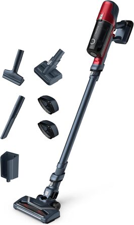 Пилосос Rowenta RH6878 X-Pert 6.60 для тварин, акумуляторний, ручний і вертикальний, 45 хв автономної роботи, LED-насадка, знімний акумулятор, турбощітка для шерсті, комплект насадок, вага 2,4 кг