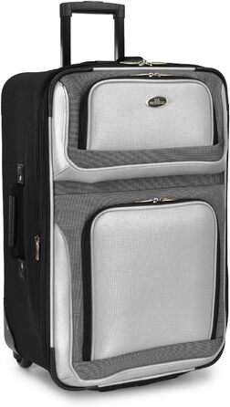 Набір валіз U.S. Traveler New Yorker (4 шт) - червоний, легкий, м'який, розширюваний