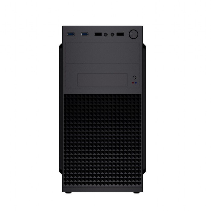 Корпус для офісного комп'ютера Gembird Fornax K300 microATX Mini-ITX, чорний