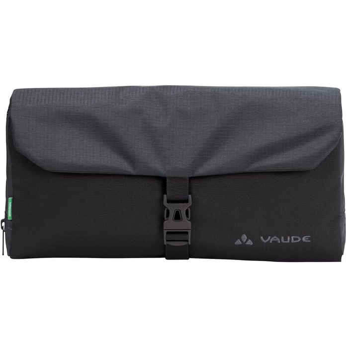Kulturbeutel VAUDE WegaWrap: Косметичка з дзеркалом, тримачем для зубної щітки та гачком для підвішування, водонепроникна, чорна