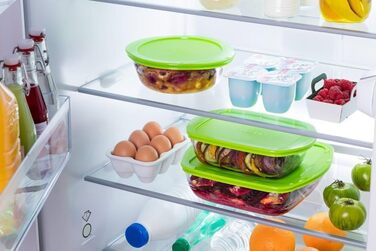 Форма для запікання Pyrex FTE RECT PX 40x27 см, 4,5 л, боросилікатне скло, зелена