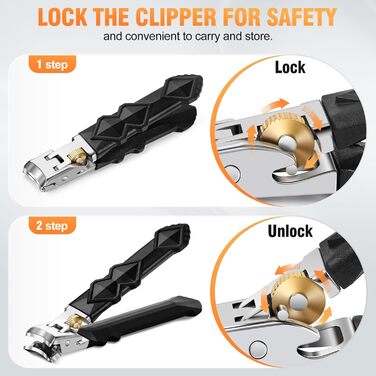 Манікюрний кусачок для товстих нігтів, 4 шт. срібного кольору