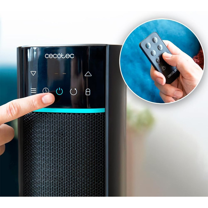 Керамічний обігрівач Cecotec ReadyWarm 2000 Max: поворотний дизайн, 2000 Вт, 3 режими, термостат, безпека, пульт ДК