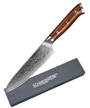 Ніж кухонний Damastmesser універсальний, 13 см, 67 шарів сталі, нержавіюча сталь, серія DI