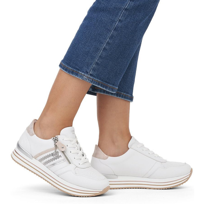 Жіночі кросівки Remonte D1318 - білі, напівчеревики, зручна устілка, 40 EU