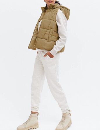 Степова жилетка Lentta Daen Ärellose з капюшоном та утеплювачем, зимова, камуфляж хакі (M)