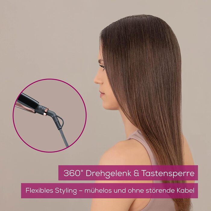 Випрямляч для волосся Beurer HS 60 з іонізацією та керамічним покриттям