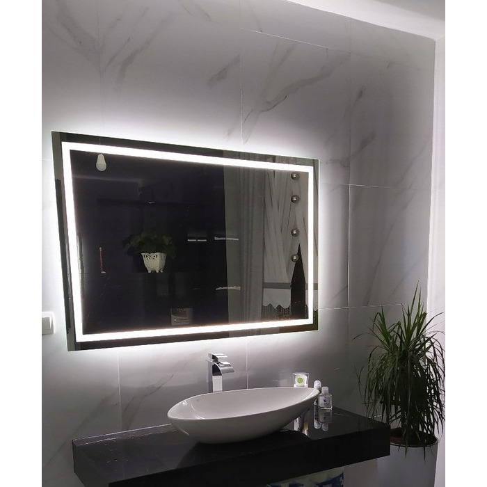 LED-дзеркало у ванну кімнату з підсвіткою, 40x110
