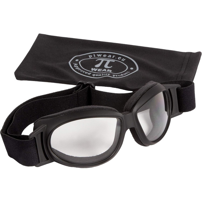 Мотоокуляри PiWear Black Hills, самотонуючі, вітрозахисні, антифог, для шолома, чорні, з амортизацією