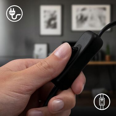 BRILONER Настільна лампа міні, ретро, вінтаж, E27, 10W, для дому, офісу, читання, 10x9 см (діаметр x висота), метал, бежевий