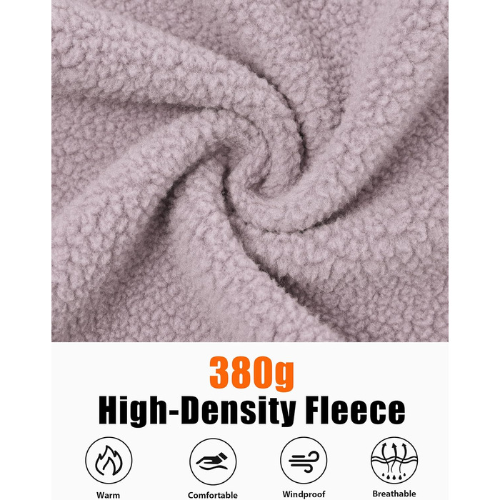 Тепла флісова жилетка Pioneer Camp для жінок – м'яка жилетка з плюшевої тканини з коміром-стійкою та блискавкою для осені, походів, катання на лижах, світло-фіолетовий, розмір S