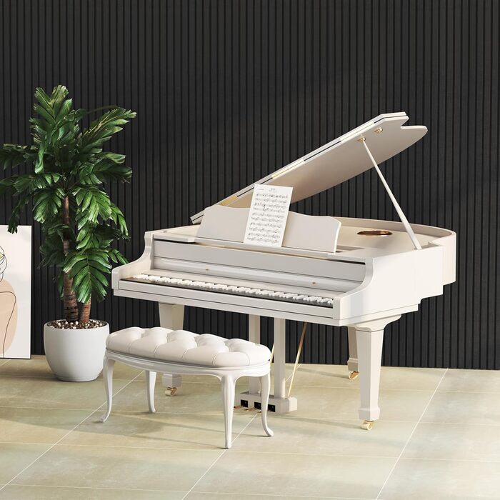 Акустичні панелі TONOR самоклеючі для звукоізоляції, шумопоглинаючі панелі для студії, офісу та дому, 120x60x1.8 см, чорний колір, 4 шт.