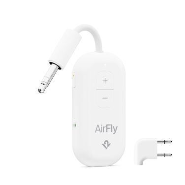 Bluetooth-трансмітер та ресивер Twelve South AirFly Pro Deluxe для AirPods та навушників, білий