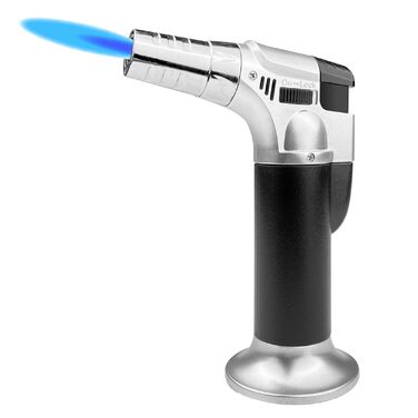 Газовий пальник для кухні, десертів та грилю, з можливістю заправки, з блокуванням, для приготування Crème Brulée