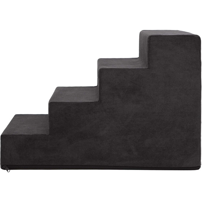 Східнякова рамка для собак та котів Tiertreppen - 4 сходинки, висота 40 см, чорна