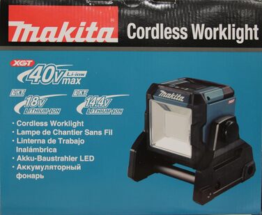 Світлодіодний акумуляторний прожектор Makita ML003G 18-40V, 1100 лм, 2 режими яскравості, IP65, поворот 240°, без акумулятора та зарядного