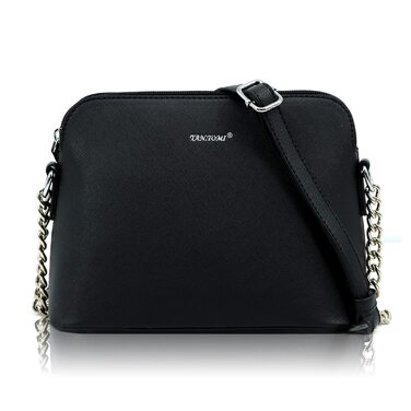 Сумка жіноча TANTOMI через плече: елегантна чорна крос-боді сумка на ланцюжку для вечірок
