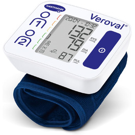 Вимірювач артеріального тиску Veroval Compact на зап'ясті - точний та швидкий, клінічно перевірений, визначає порушення серцевого ритму
