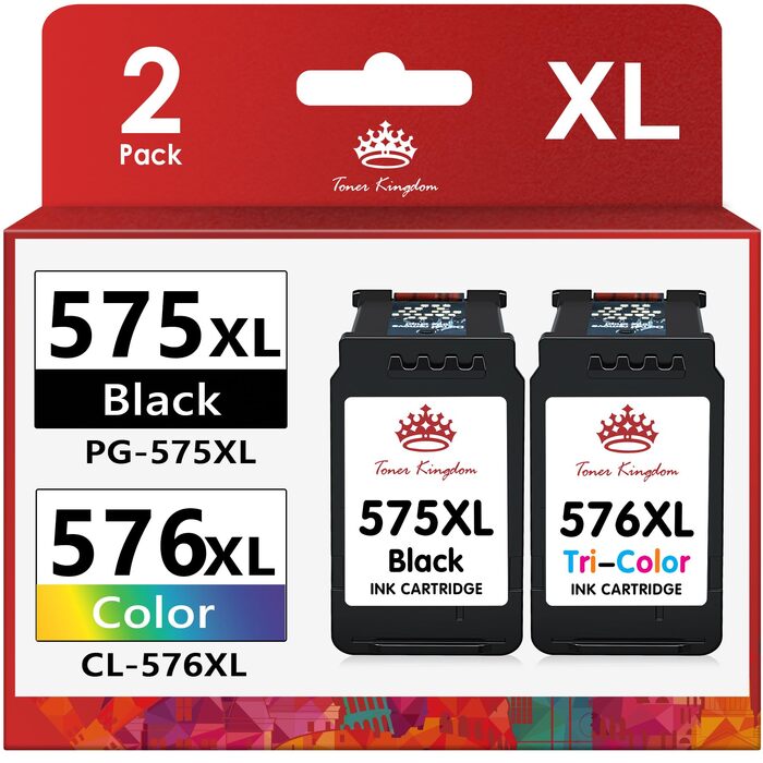 Картриджі для принтера Canon 575XL та 576XL (сумісні), для моделей TS3750i, TR4755i