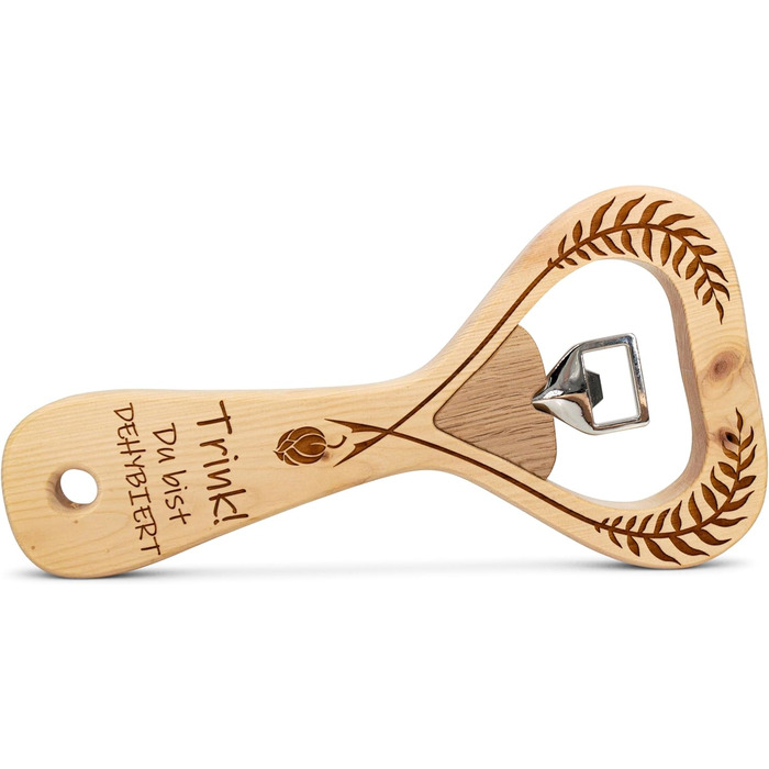 sagl.tirol® XXL Bottle Opener made of Swiss Pine Wood – with engraving 