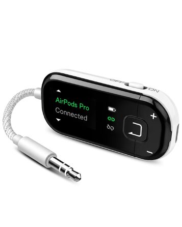 Bluetooth-адаптер для літака Avantree Voyager з підтримкою Auracast, білий