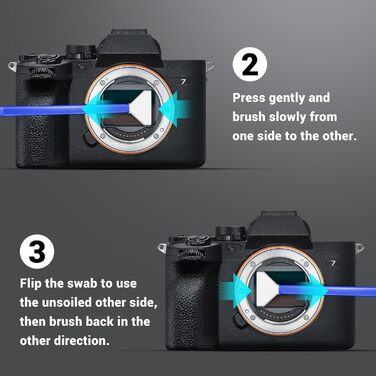 Набір для чищення камери: дзеркальна, Canon, Sony, Nikon, Pentax. Очищення об'єктива та сенсора